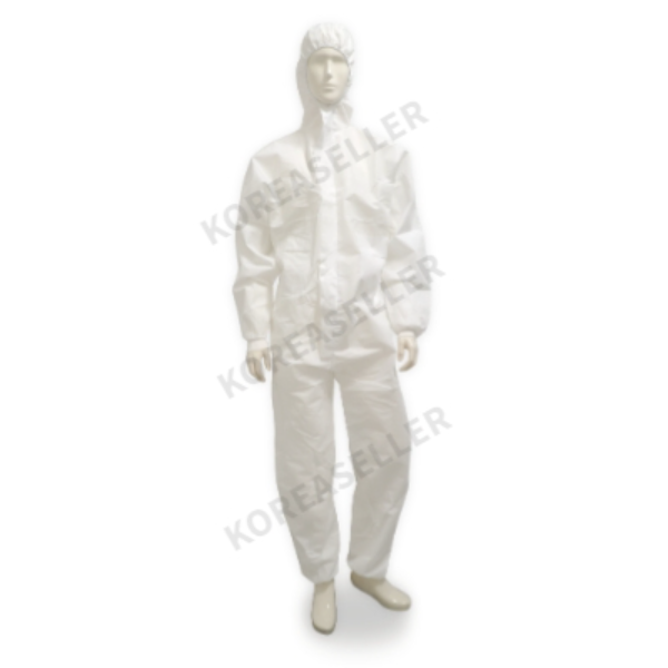 [엠텍MRO] 방호복 가드텍 SMS-2000 원피스 특대형 백색 XL 방진복 작업복 보호복 부직포 일체형 클린복