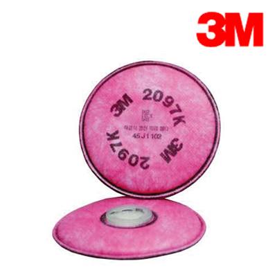 [3M] 특급방진필터 2097K 방독마스크 석면 독성분진 1쌍(2EA)