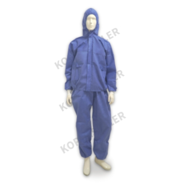 [엠텍MRO] 방호복 가드텍 SMS-2000 원피스 특대형 청색 XL 부직포작업복 보호복 무진복 일체형작업복