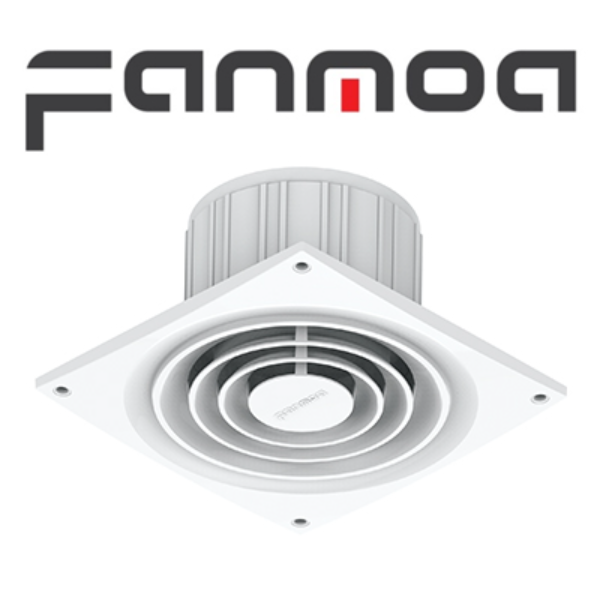 [팬모아] 급배기용 환풍기 고풍량 저소음 덕트 연결 분리형 그릴 FMA-A150 FMA-A200 FMA-TS150 FMA-TS200