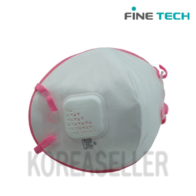 파인텍 특급 방진마스크 M9000 백색/핑크 낱개 1개 우리텍 분진 미스트 흄 안면부여과식 마스크