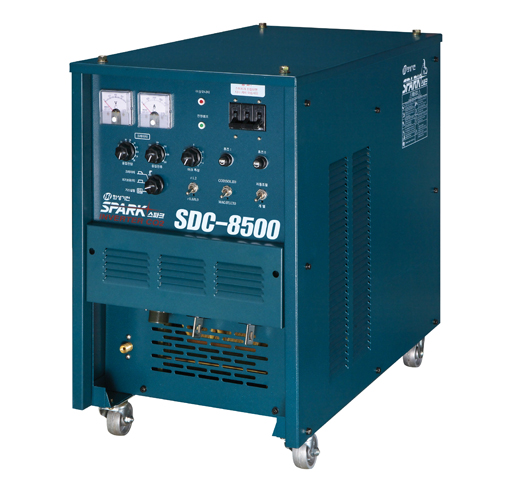 스파크 Co2용접기 SDC-8500 최고급형 220V 380V 검교정 편리 아크특성 조절 가능